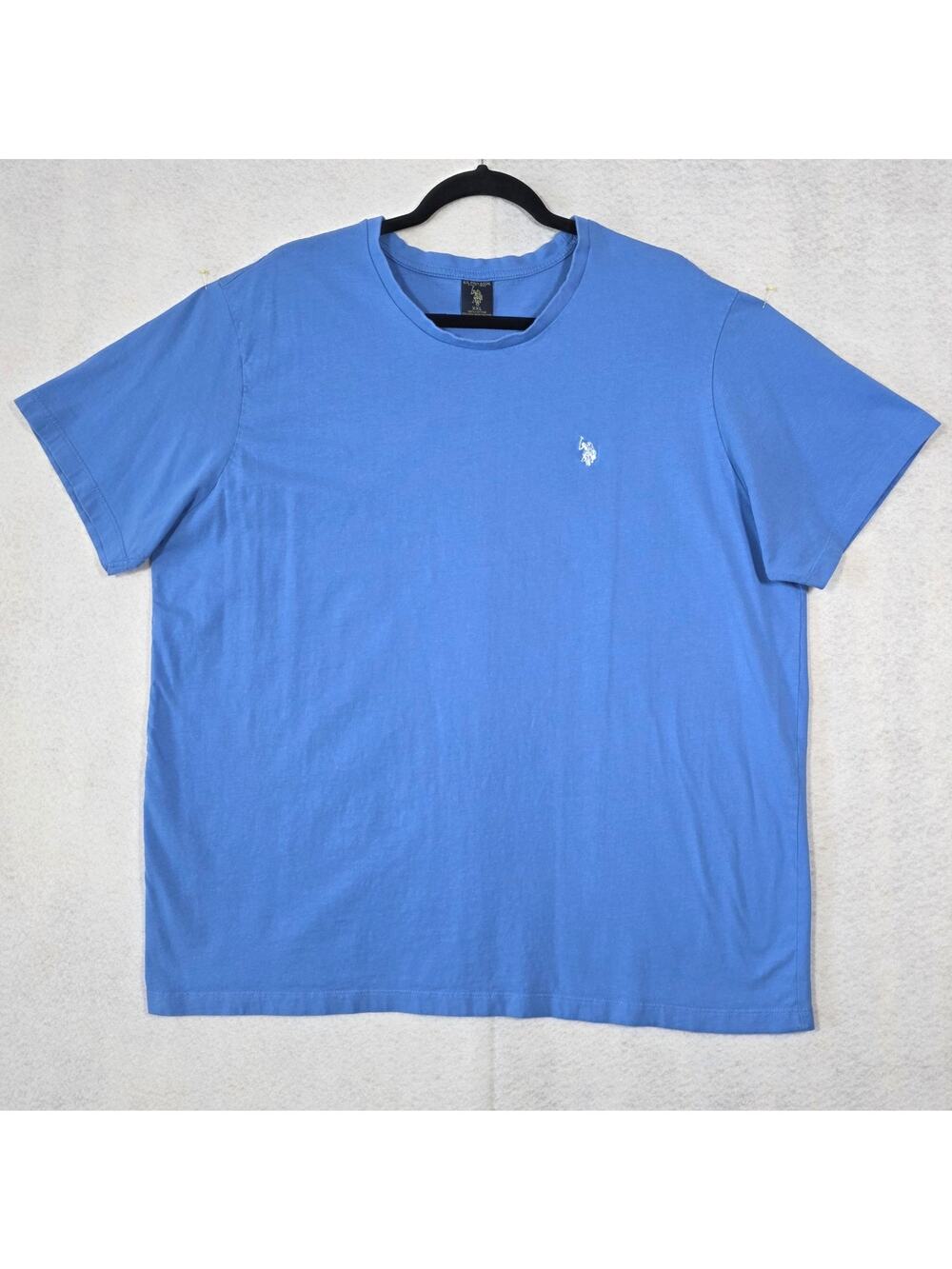 US Polo Assn T-Shirt, Short Sleeve Light Blue, Size XXL, PRE-OWNED